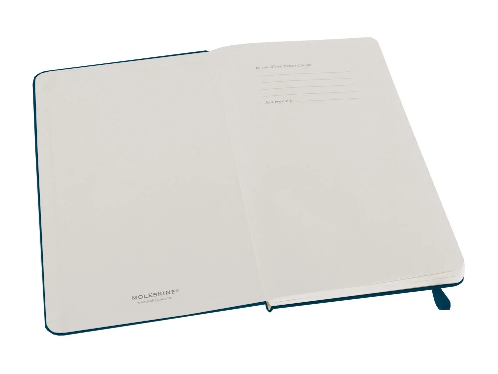 Записная книжка А5 Large Classic в линейку голубой сапфир A5 - фото 2