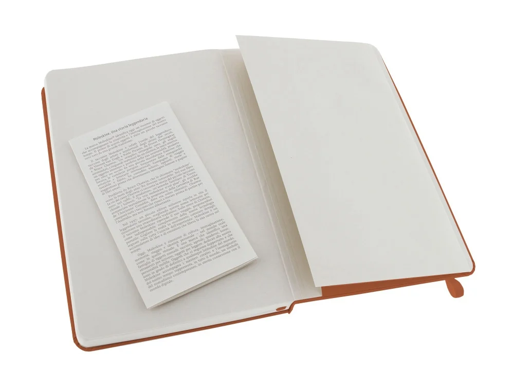 Записная книжка А5 Large Classic в линейку оранжевый коралл A5 - фото 4