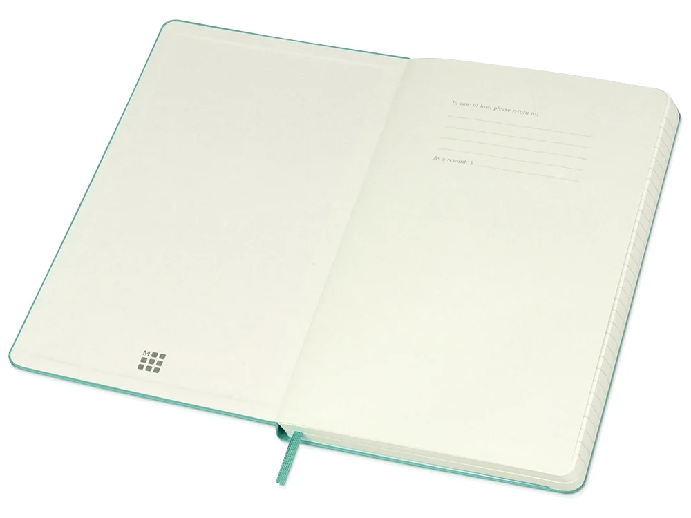 Записная книжка А5 Large Classic в линейку морская волна A5 - фото 2