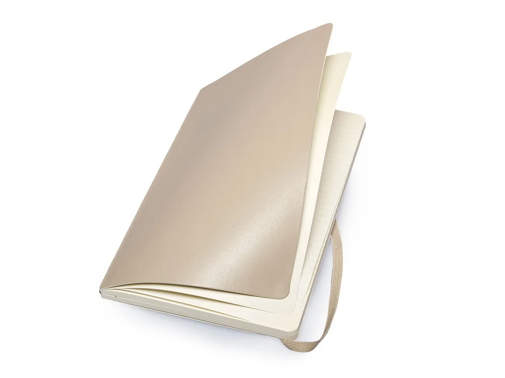 Записная книжка А5  (Large) Classic Soft (в линейку), бежевый, A5 - фото 2