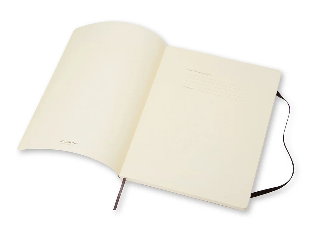 Записная книжка Classic Soft ХLarge нелинованный черный - фото 2