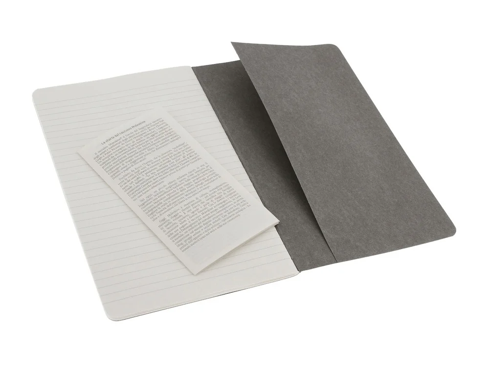 Набор записных книжек А5 Cahier в линейку 3 шт серый A5 - фото 4