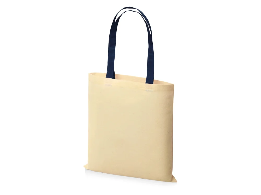 Сумка Nevada 100 г/м2 натуральный/синий - фото 2