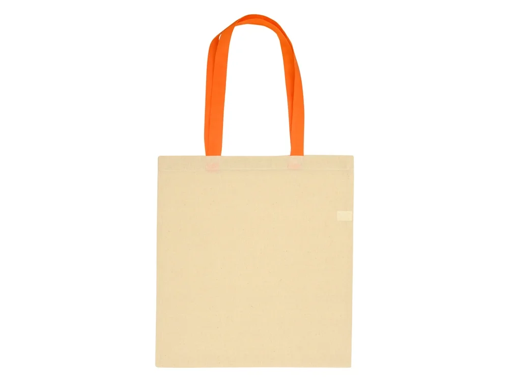 Сумка Nevada 100 г/м2 натуральный/оранжевый - фото 3