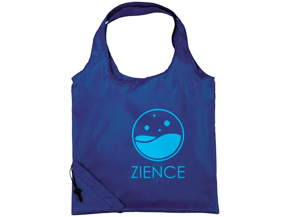 Сумка для покупок Bungalow 210D ярко-синий/черный - фото 4