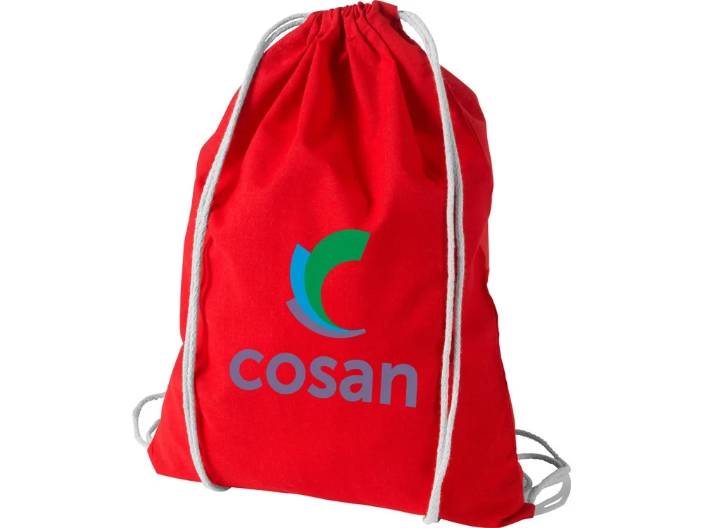 Рюкзак хлопковый Oregon красный/белый - фото 3