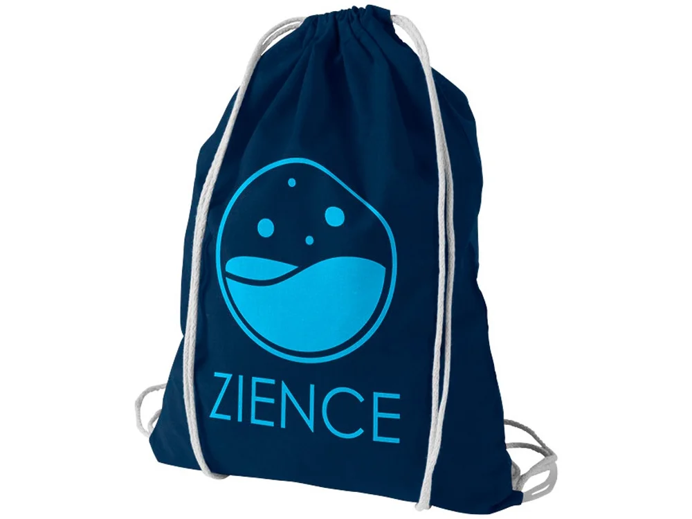 Рюкзак хлопковый Oregon темно-синий/белый - фото 3