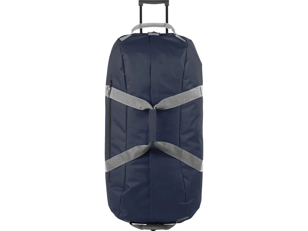 Сумка дорожная на роликах Vancouver темно-синий/серый - фото 3