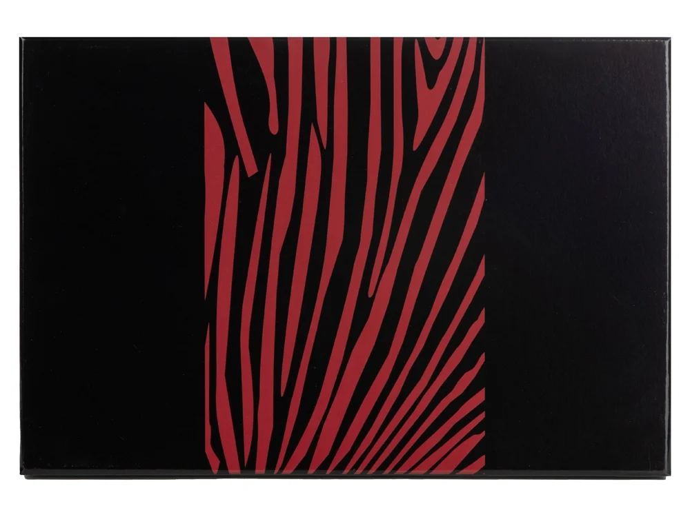 Коробка для мужских шарфов черный/красный - фото 3