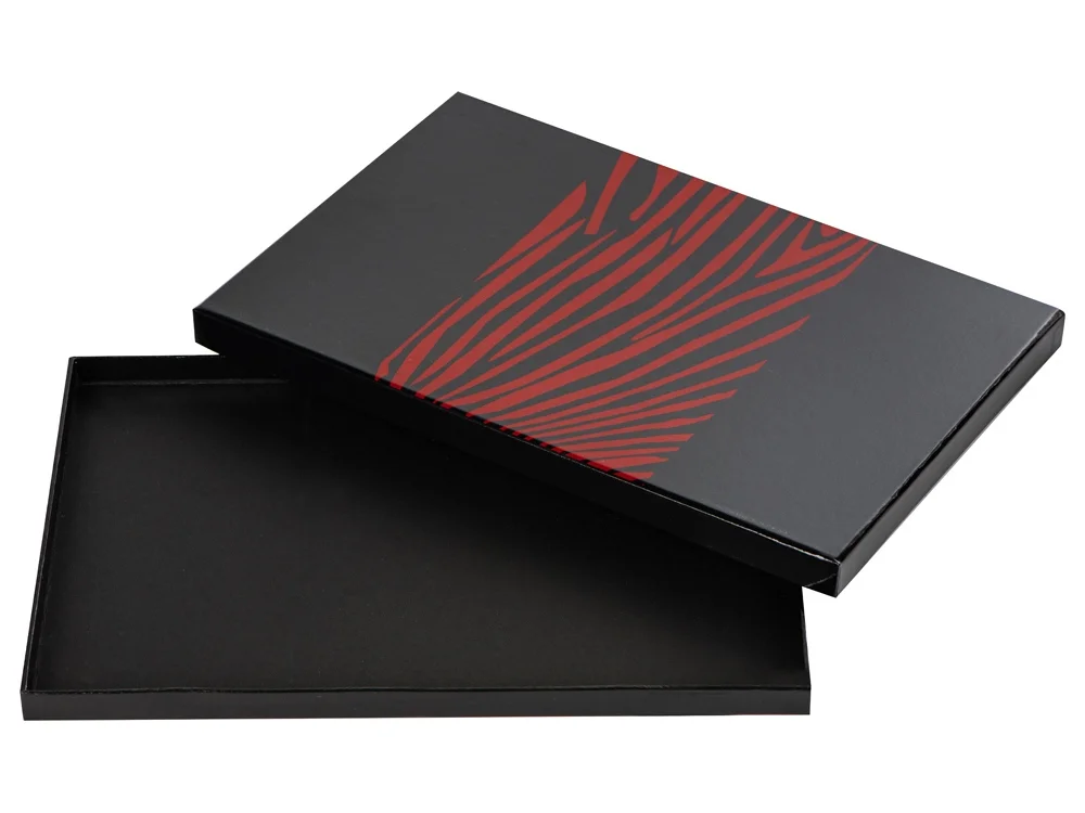 Коробка для мужских шарфов черный/красный - фото 4