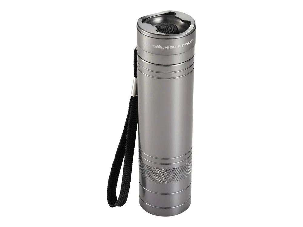 Фонарик с открывалкой, серебристый - фото 2