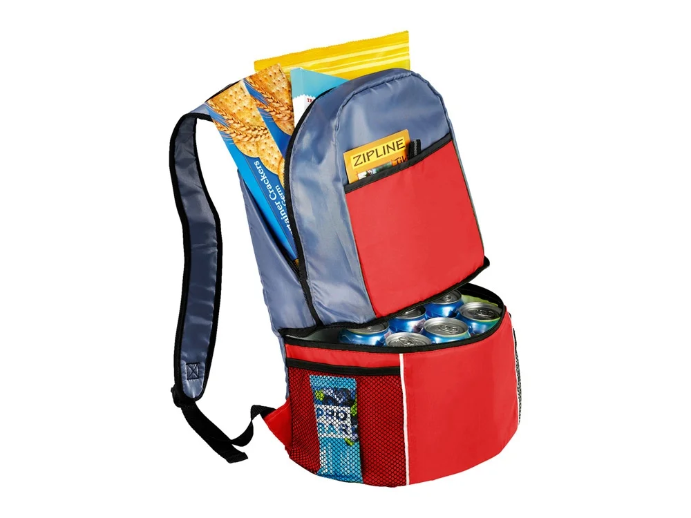Рюкзак-холодильник Sea Isle красный/серый - фото 6