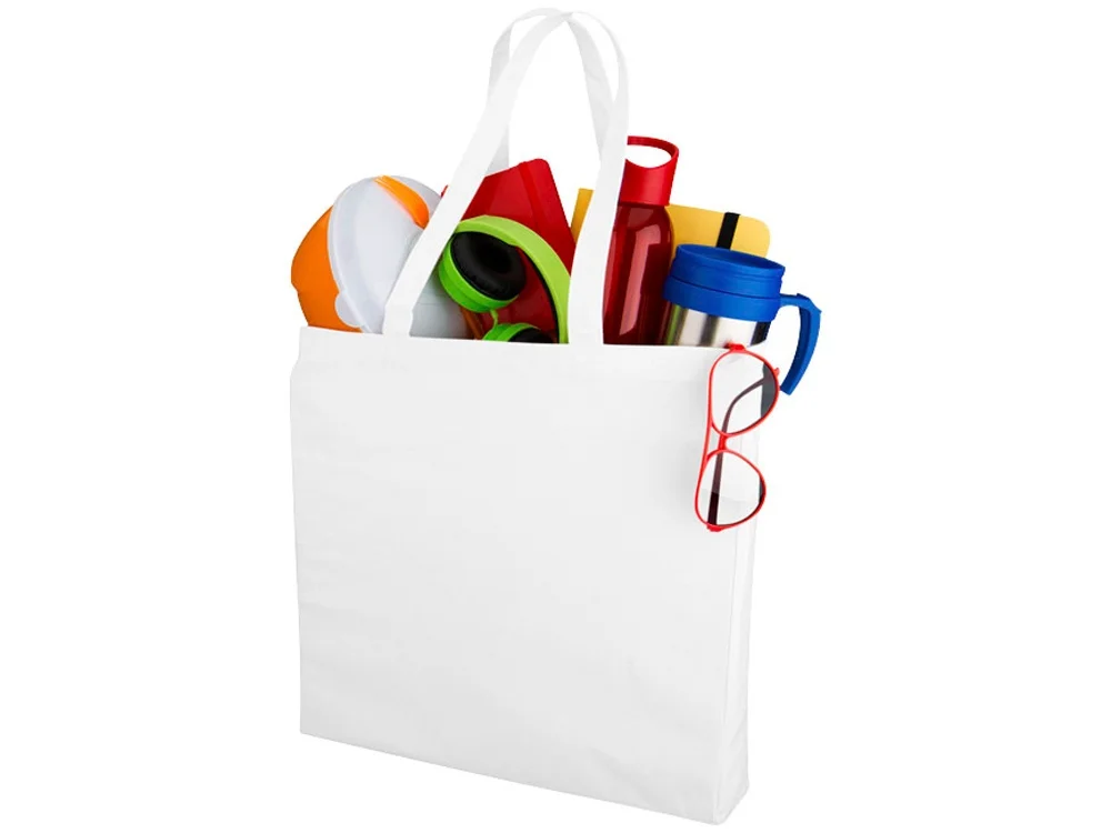 Сумка Odessa хлопковая 220 г/м2 белый - фото 2