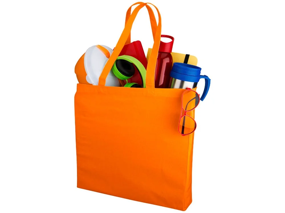 Сумка Odessa хлопковая 220 г/м2 оранжевый - фото 2