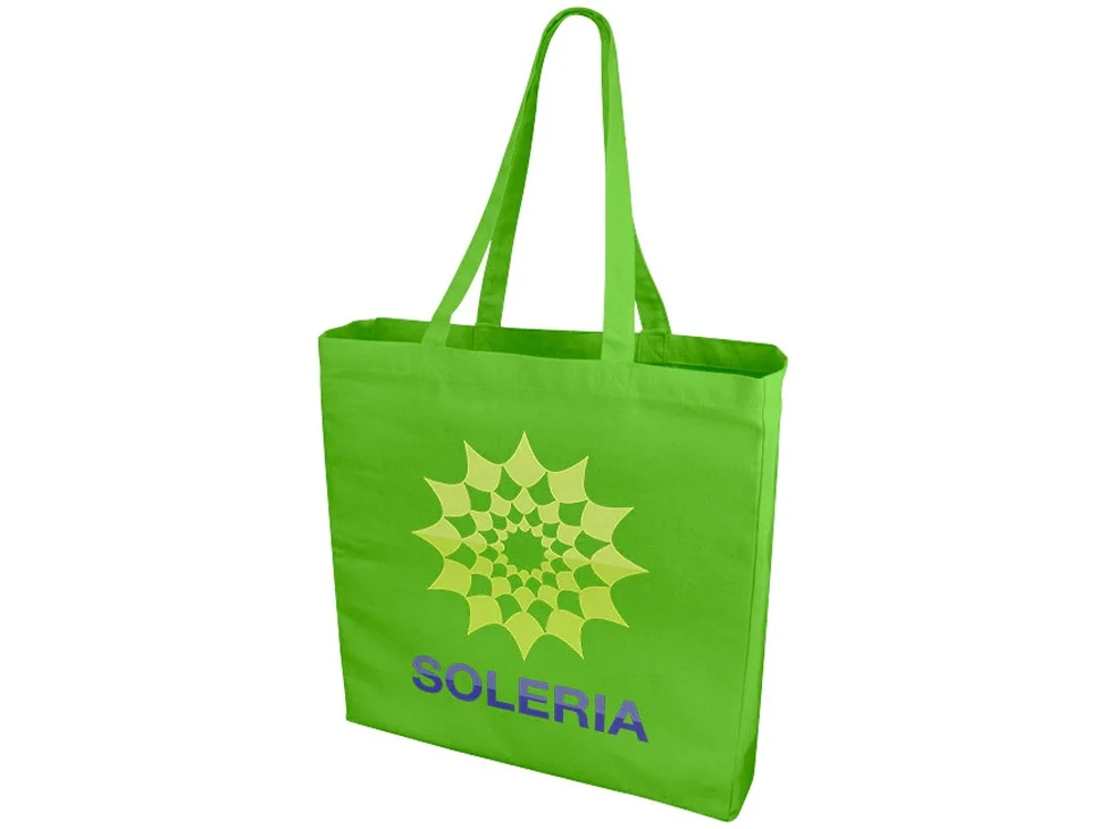 Сумка Odessa хлопковая 220 г/м2 лайм - фото 4