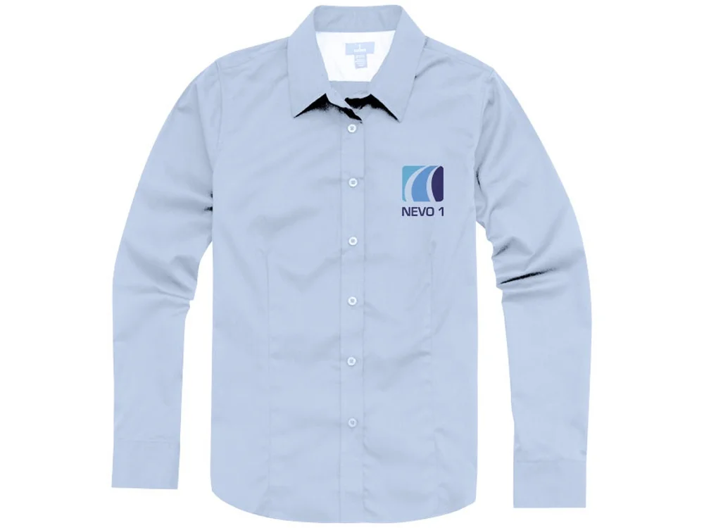 Рубашка Wilshire женская с длинным рукавом синий L - фото 5