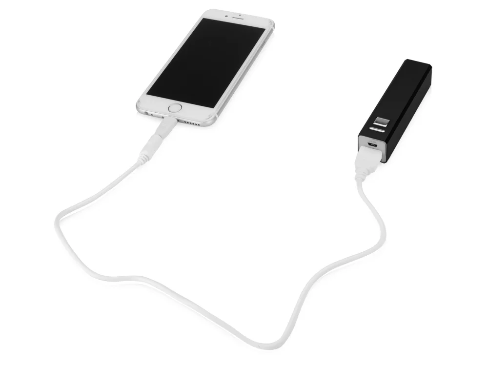 Внешний аккумулятор Спейс 3000 mAh черный/белый/серебристый - фото 2