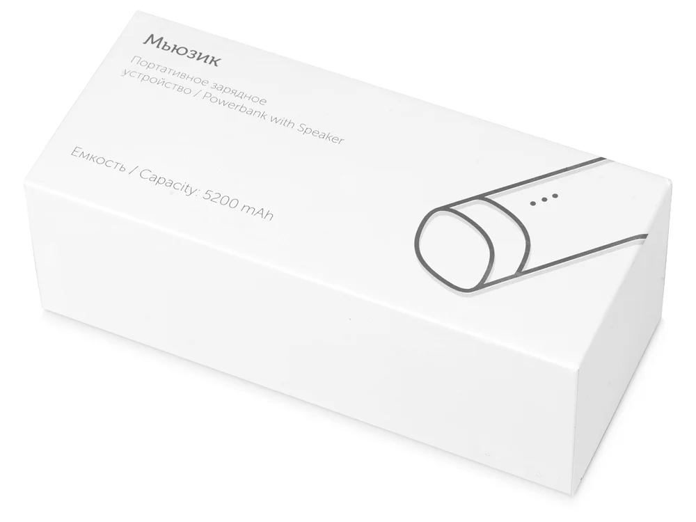 Внешний аккумулятор Мьюзик 5200 mAh синий/черный - фото 11
