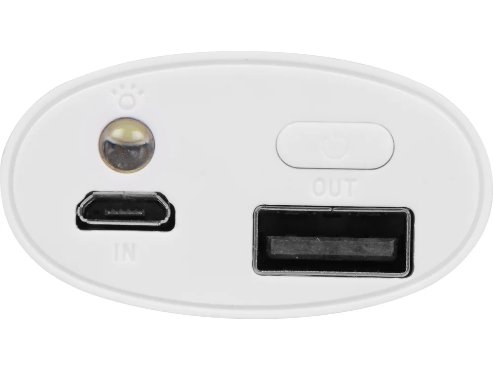 Внешний аккумулятор Спайк 8000 mAh черный/белый - фото 5