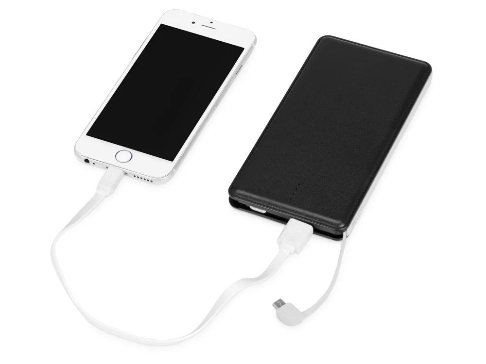 Внешний аккумулятор «Стор», 10000 mAh, черный - фото 3