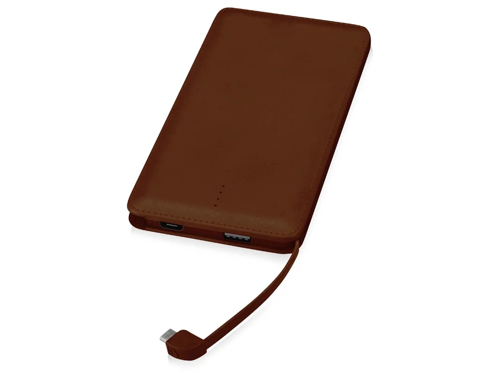 Внешний аккумулятор Стор 10000 mAh коричневый - фото 2