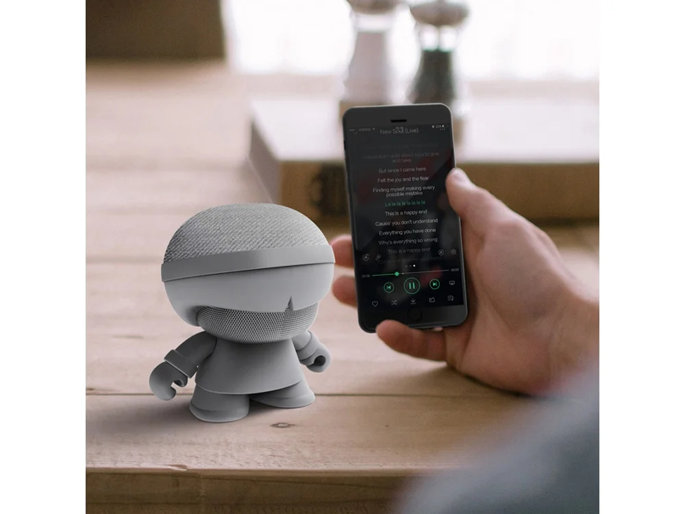 Портативная колонка «X5 BOY STEREO», серебристый - фото 3