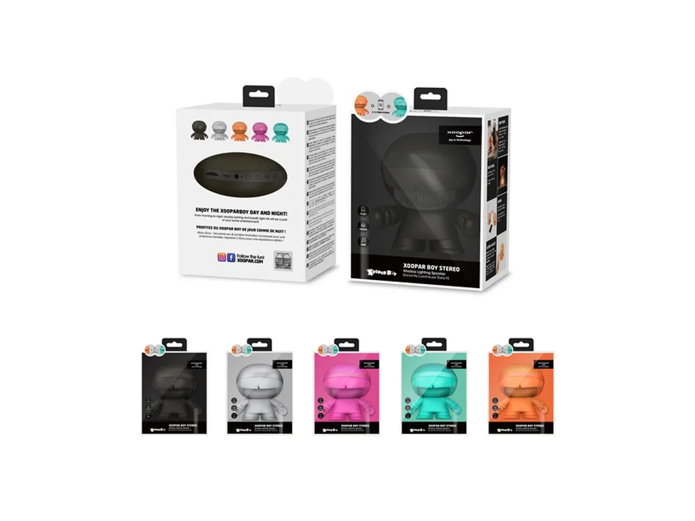 Портативная колонка «X5 BOY STEREO», серебристый - фото 5