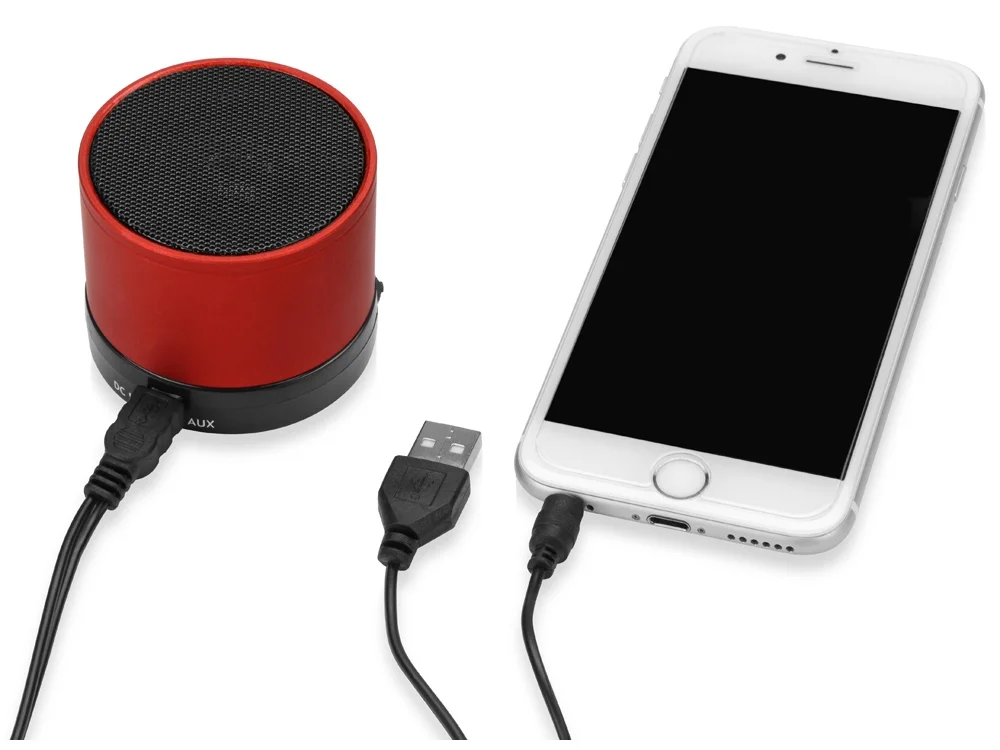 Беспроводная колонка Ring с функцией Bluetooth® красный/черный - фото 3