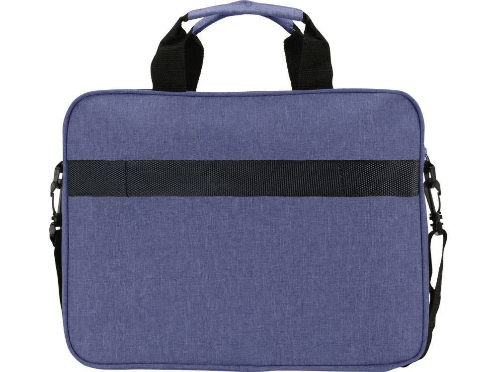 Сумка Брейв для документов и ноутбука 13,3 синий/черный - фото 3
