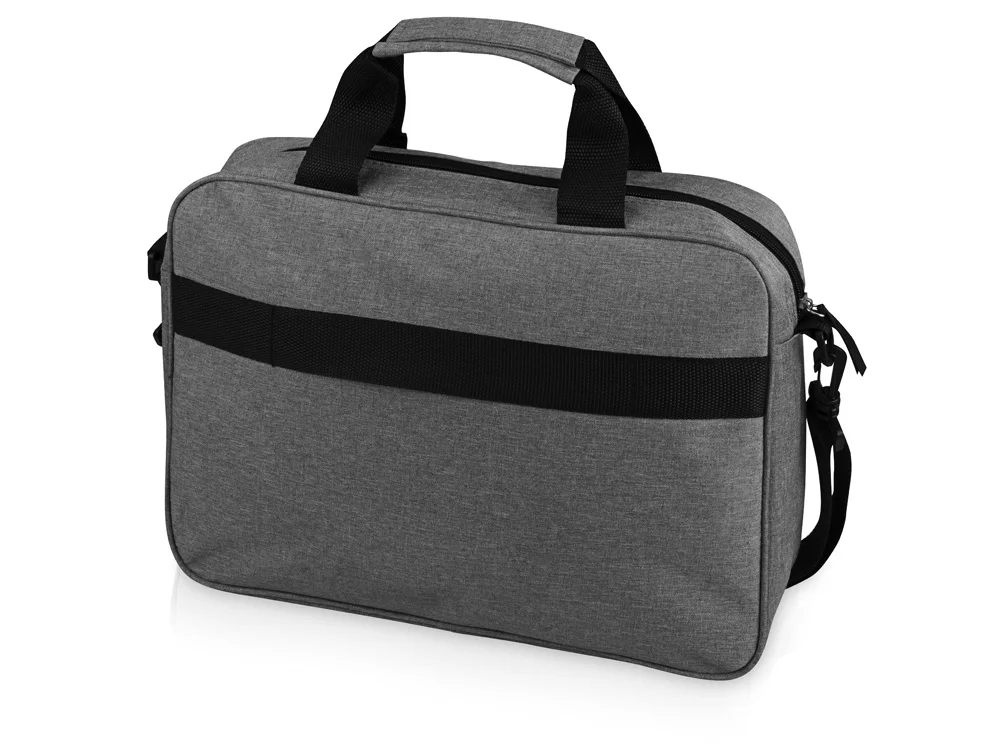 Сумка Брейв для документов и ноутбука 13,3 серый/черный - фото 2
