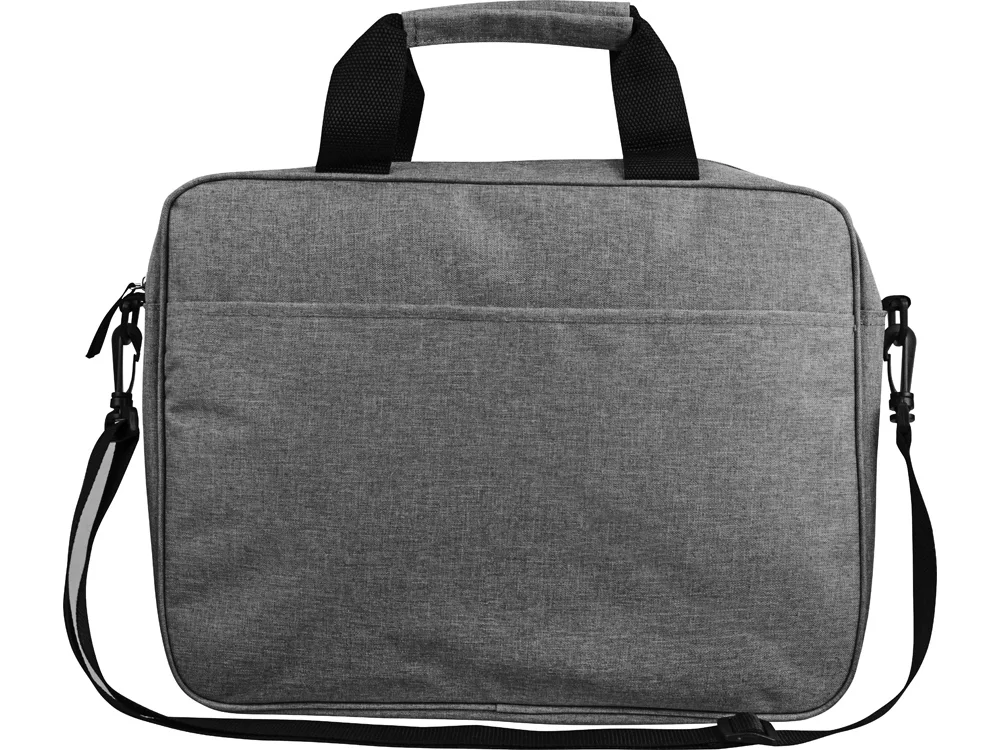 Сумка Брейв для документов и ноутбука 13,3 серый/черный - фото 4