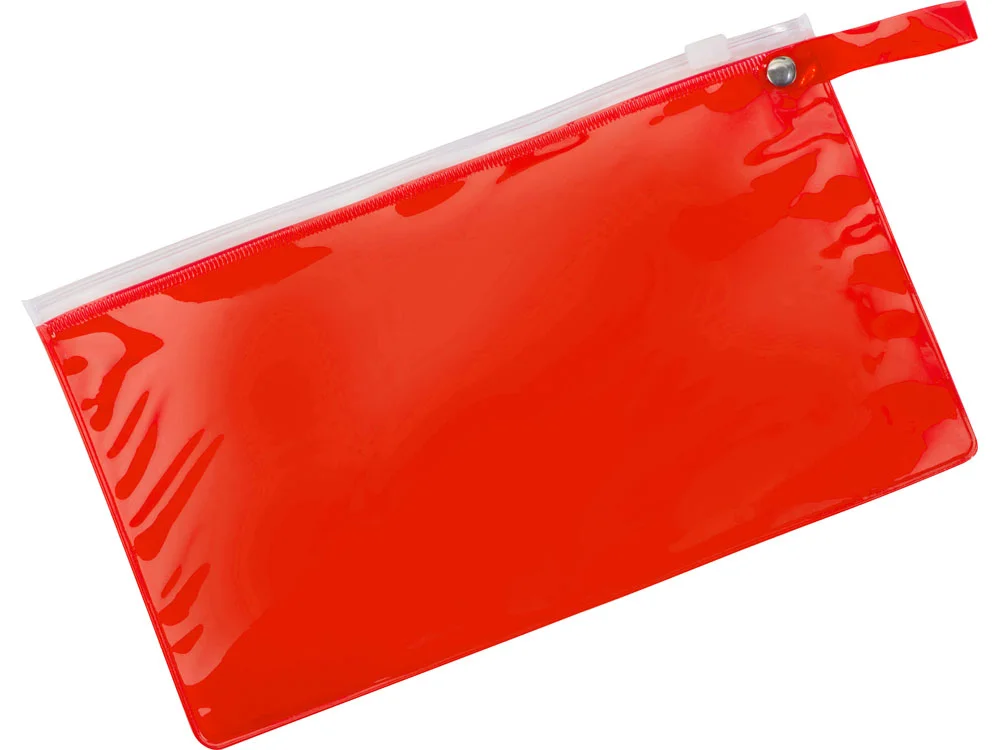 Пенал Веста красный прозрачный/белый - фото 3
