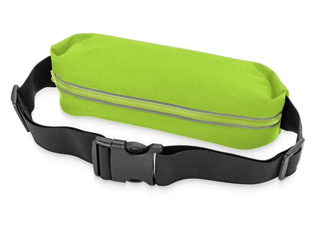 Сумка на пояс «Спринт», зеленое яблоко/черный/прозрачный - фото 3