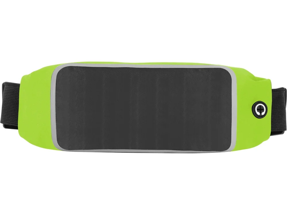 Сумка на пояс «Спринт», зеленое яблоко/черный/прозрачный - фото 4