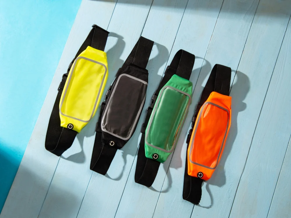 Сумка на пояс Спринт синий/черный/прозрачный - фото 8