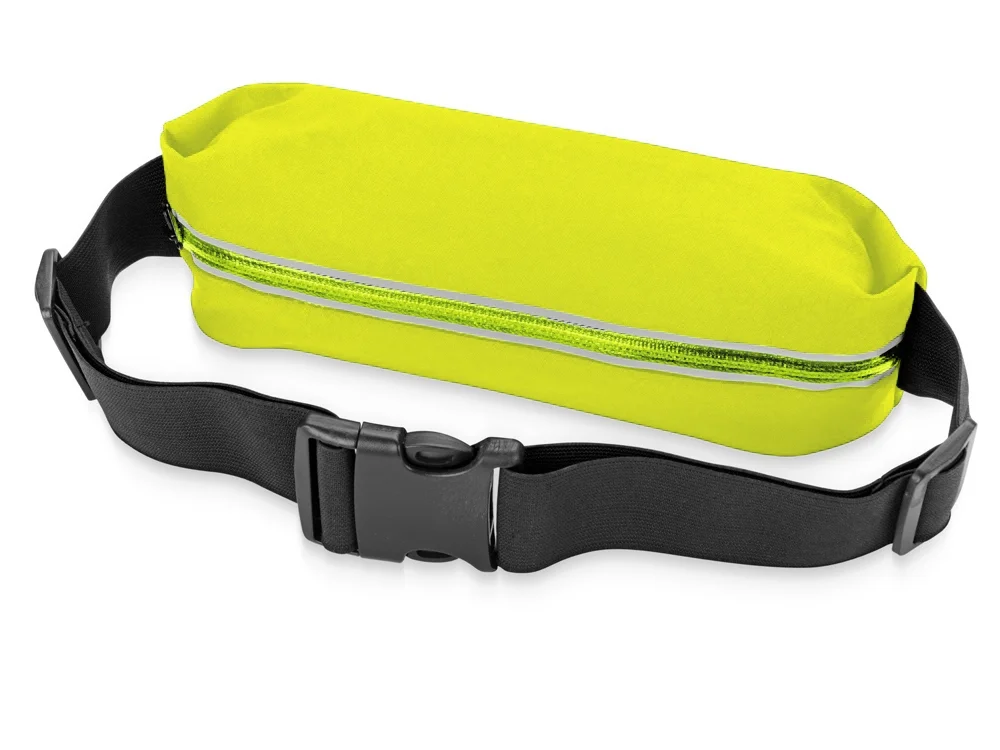 Сумка на пояс Спринт неоновый желтый/черный/прозрачный - фото 2