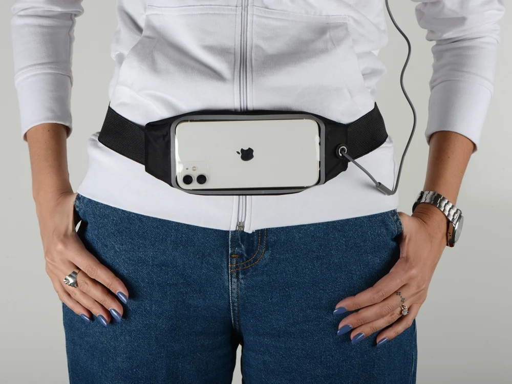 Сумка на пояс «Спринт», черный/прозрачный - фото 4