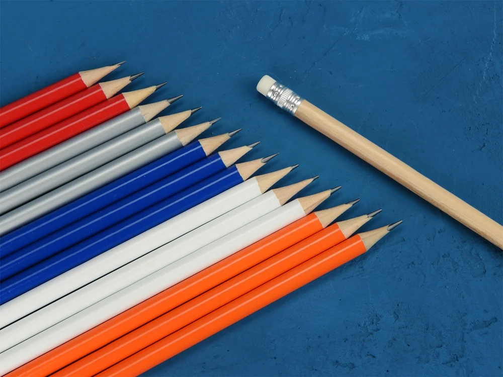 Карандаш Графит белый глянцевый - фото 2