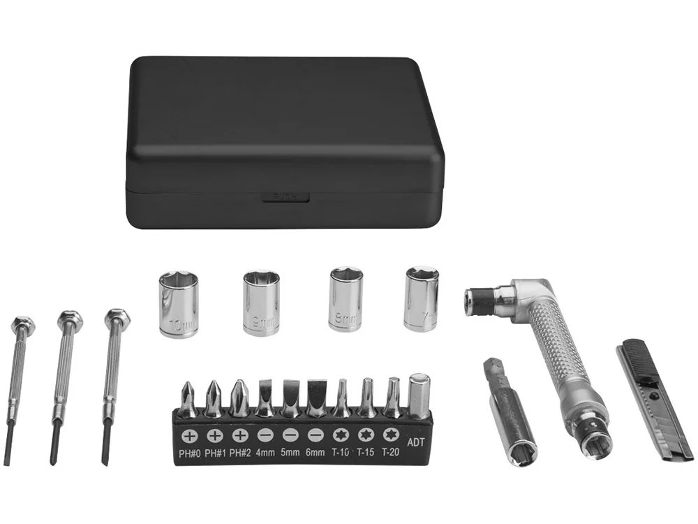 Набор инструментов черный/серебристый - фото 3