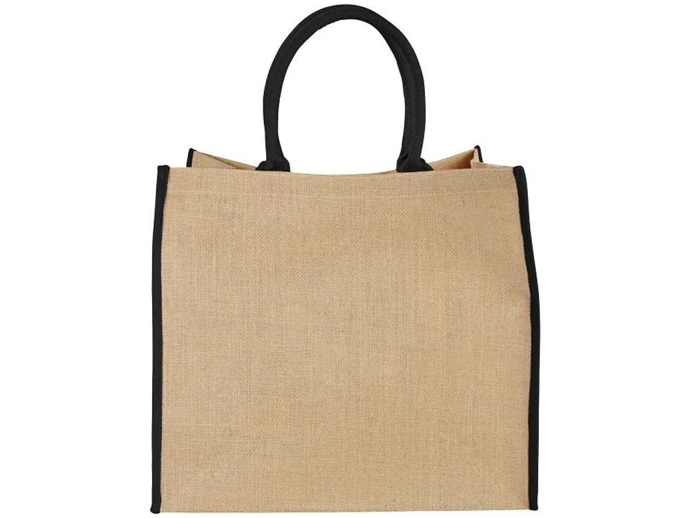 Сумка для покупок 280 г/м2 натуральный/черный - фото 4