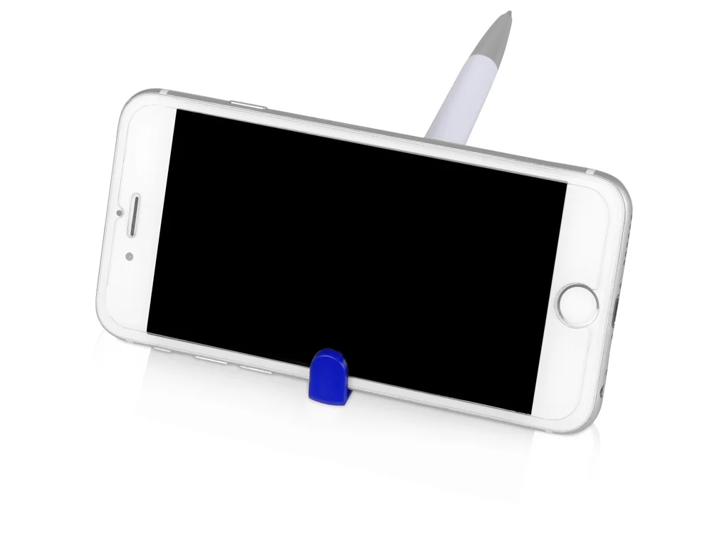 Ручка-подставка Кипер белый/синий/серебристый - фото 4