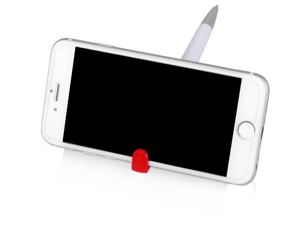 Ручка-подставка «Кипер», белый/красный/серебристый - фото 4