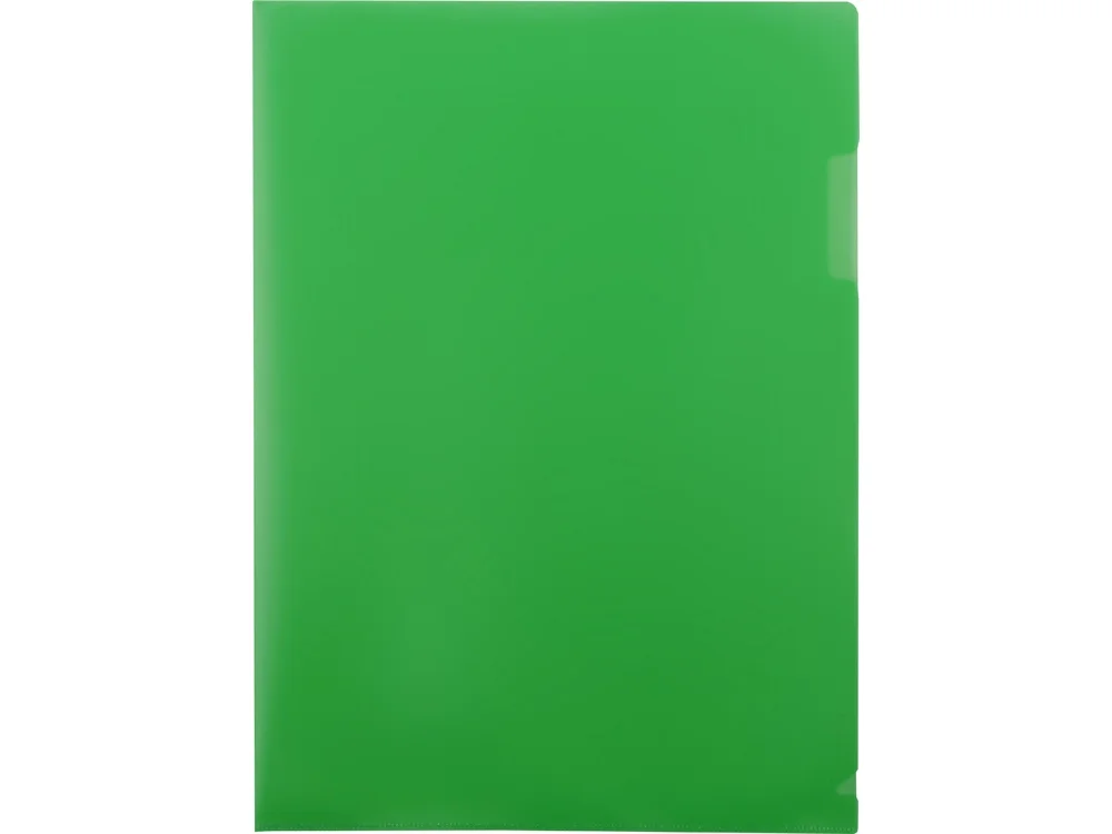 Папка- уголок А4 матовая зеленый матовый - фото 3
