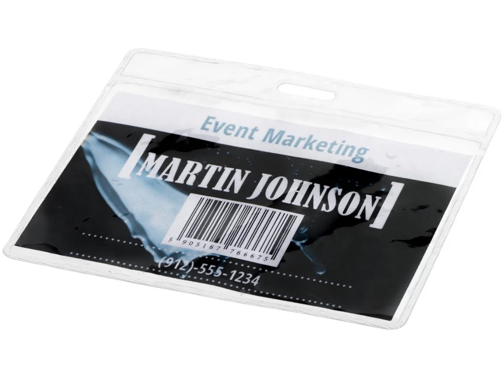 Бейдж-холдер Serge прозрачный - фото 2