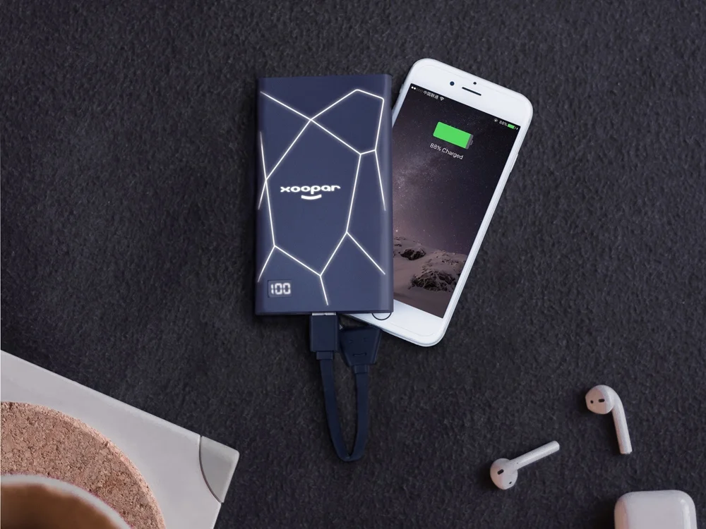 Внешний аккумулятор Geo 4000 mAh мокрый асфальт - фото 11