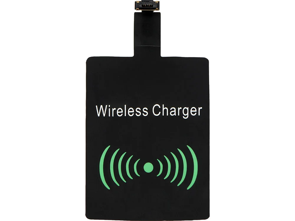 Приёмник Qi для беспроводной зарядки телефона, Micro USB, черный - фото 3