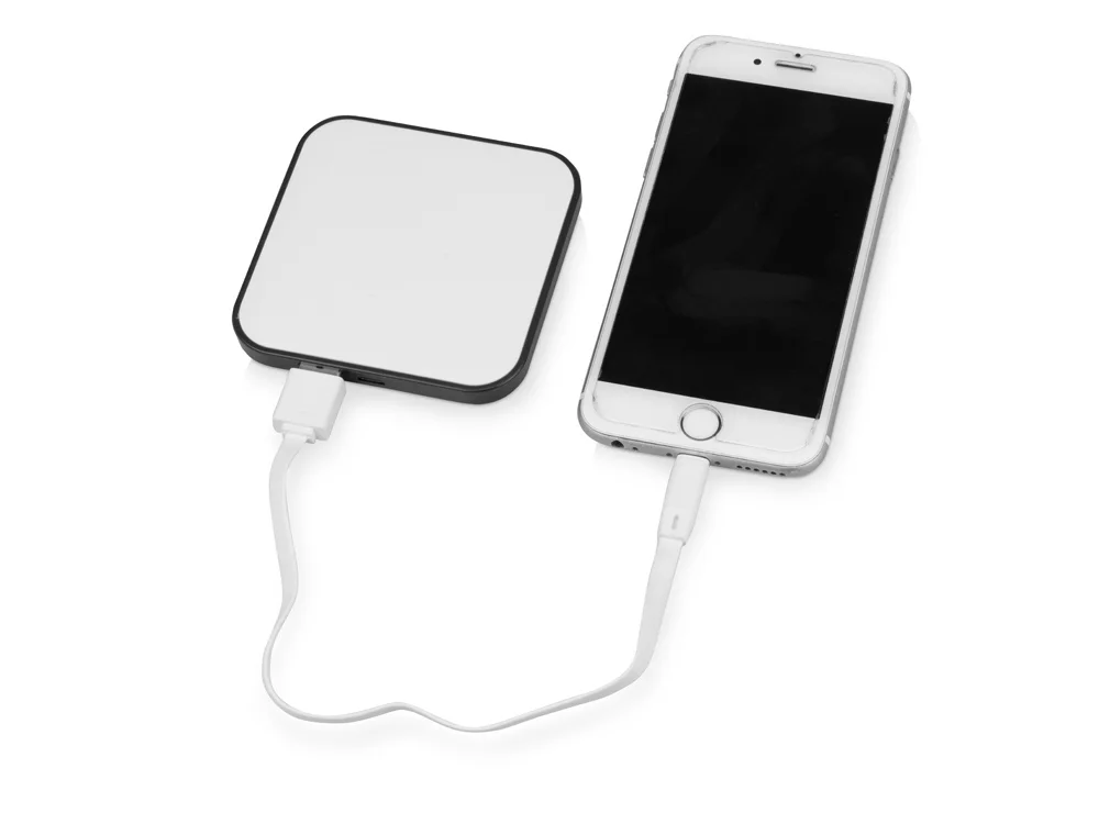 Внешний аккумулятор Квадрум 2600 mAh белый/черный - фото 2