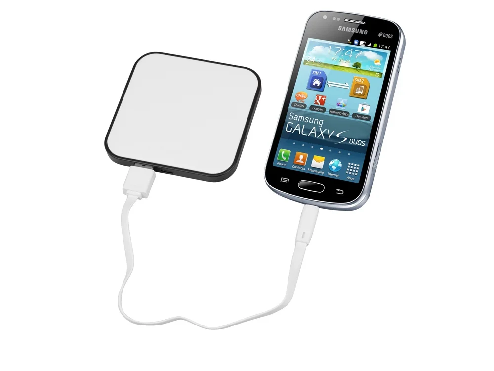 Внешний аккумулятор Квадрум 2600 mAh белый/черный - фото 3