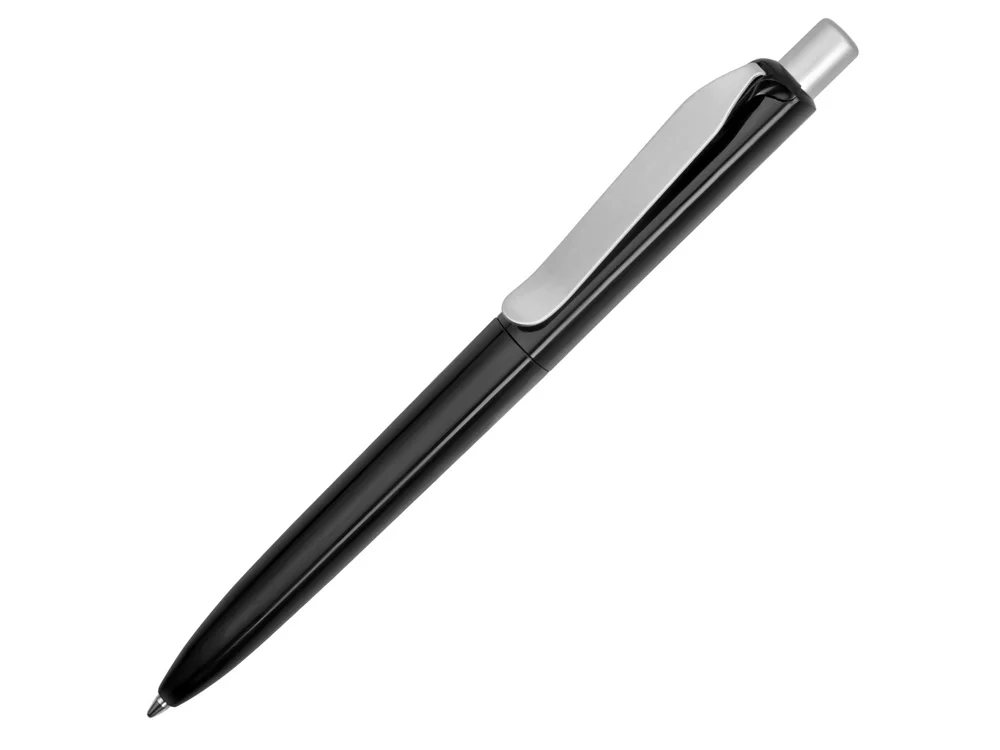 Ручка пластиковая шариковая Prodir DS8 PSP черный/серебристый - фото 1