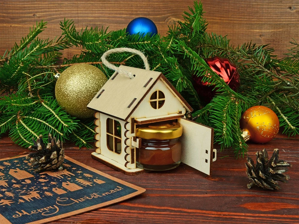 Игрушка-упаковка Домик натуральный - фото 4